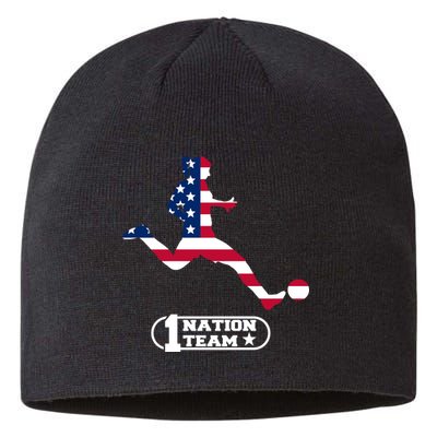 USA 1 Nation Soccer Team Sustainable Beanie