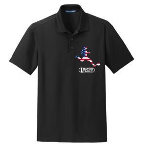 USA 1 Nation Soccer Team Dry Zone Grid Polo