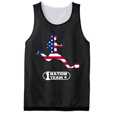USA 1 Nation Soccer Team Mesh Reversible Basketball Jersey Tank