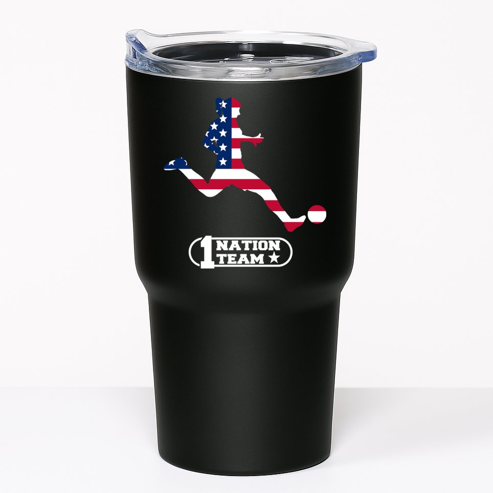 USA 1 Nation Soccer Team Tumbler
