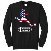 USA 1 Nation Soccer Team Tall Sweatshirt