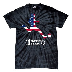 USA 1 Nation Soccer Team Tie-Dye T-Shirt