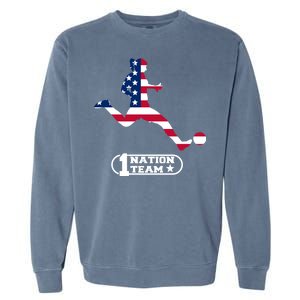 USA 1 Nation Soccer Team Garment-Dyed Sweatshirt