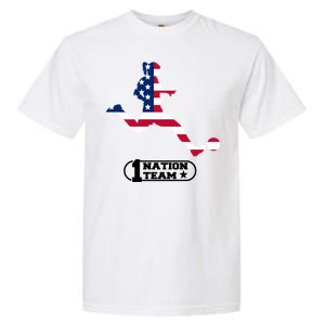 USA 1 Nation Soccer Team Garment-Dyed Heavyweight T-Shirt