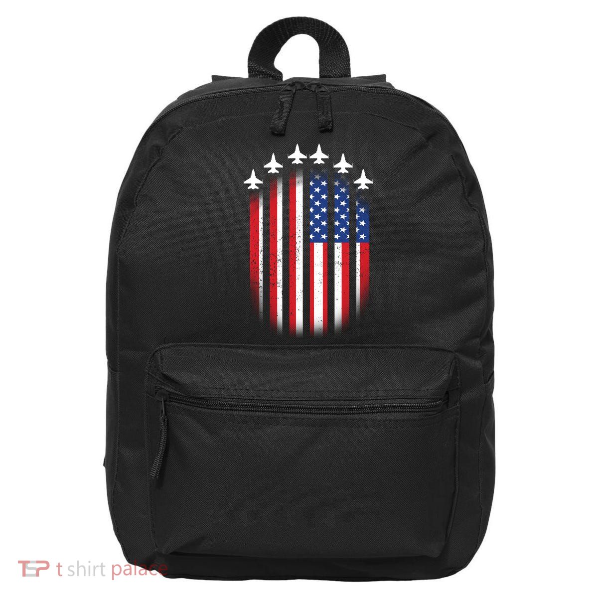 USA Air Force Jets American Flag 16 in Basic Backpack