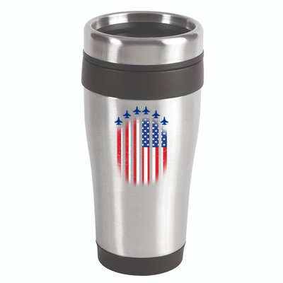USA Air Force Jets American Flag 16oz Travel Tumbler