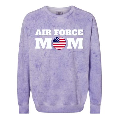 USA Air Force Mom Colorblast Crewneck Sweatshirt