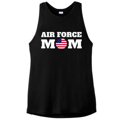 USA Air Force Mom Ladies PosiCharge Tri-Blend Wicking Tank