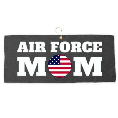 USA Air Force Mom Large Microfiber Waffle Golf Towel