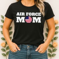 USA Air Force Mom Womens T-Shirt