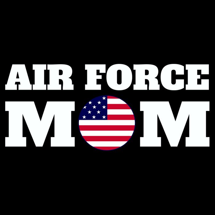 USA Air Force Mom Womens T-Shirt