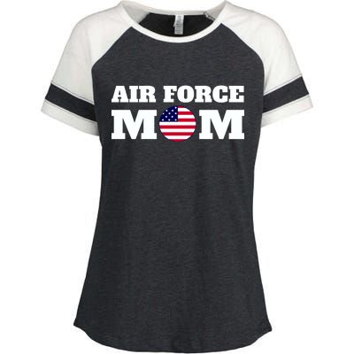 USA Air Force Mom Enza Ladies Jersey Colorblock Tee