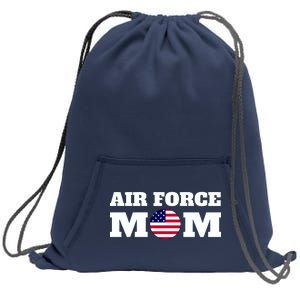 USA Air Force Mom Sweatshirt Cinch Pack Bag