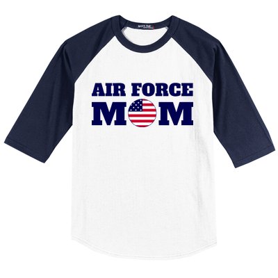 USA Air Force Mom Baseball Sleeve Shirt