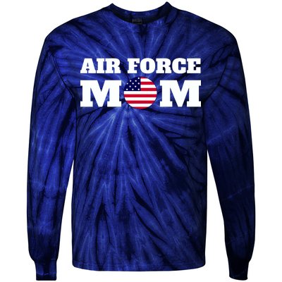 USA Air Force Mom Tie-Dye Long Sleeve Shirt