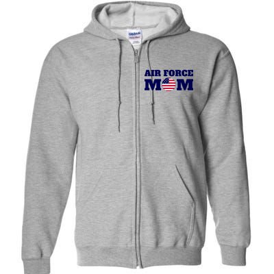 USA Air Force Mom Full Zip Hoodie