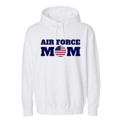 USA Air Force Mom Garment-Dyed Fleece Hoodie