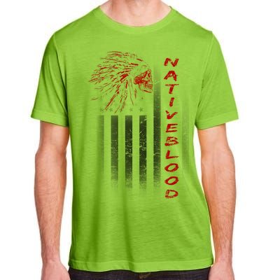 USA American Flag Native Blood Adult ChromaSoft Performance T-Shirt