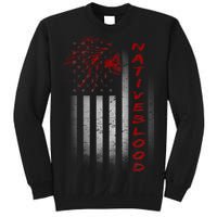 USA American Flag Native Blood Sweatshirt