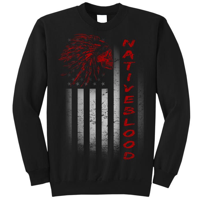 USA American Flag Native Blood Sweatshirt