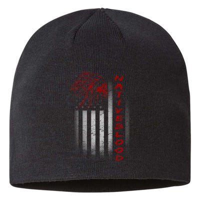 USA American Flag Native Blood Sustainable Beanie