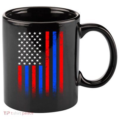 USA American Pride Flag 11oz C Handle Ceramic Mug