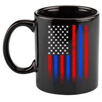 USA American Pride Flag 11oz C Handle Ceramic Mug