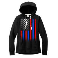 USA American Pride Flag Women's Fleece Hoodie