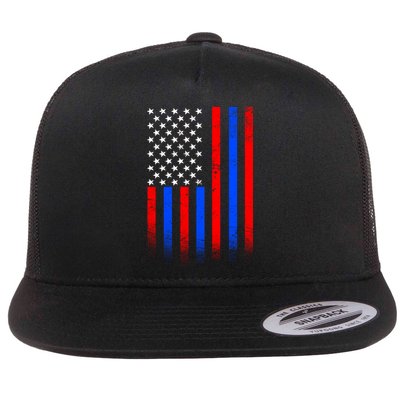 USA American Pride Flag Flatbill Hat