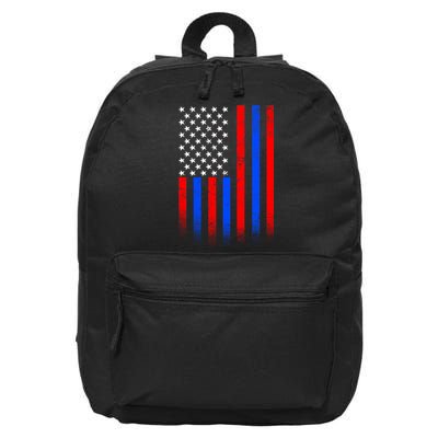 USA American Pride Flag 16 in Basic Backpack