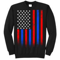 USA American Pride Flag Tall Sweatshirt