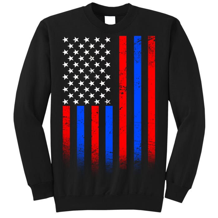 USA American Pride Flag Tall Sweatshirt