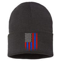 USA American Pride Flag Sustainable Knit Beanie