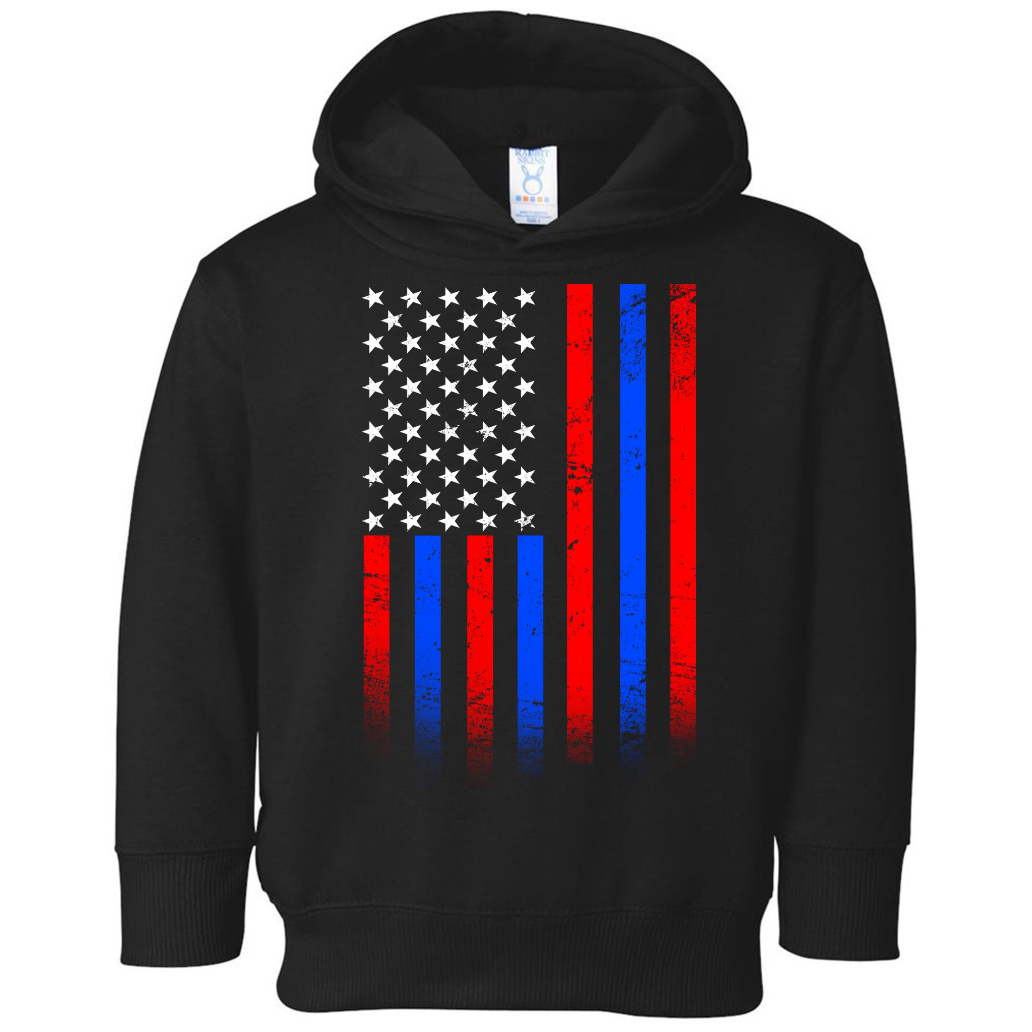 USA American Pride Flag Toddler Hoodie