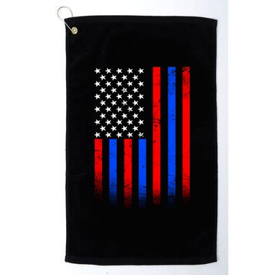 USA American Pride Flag Platinum Collection Golf Towel