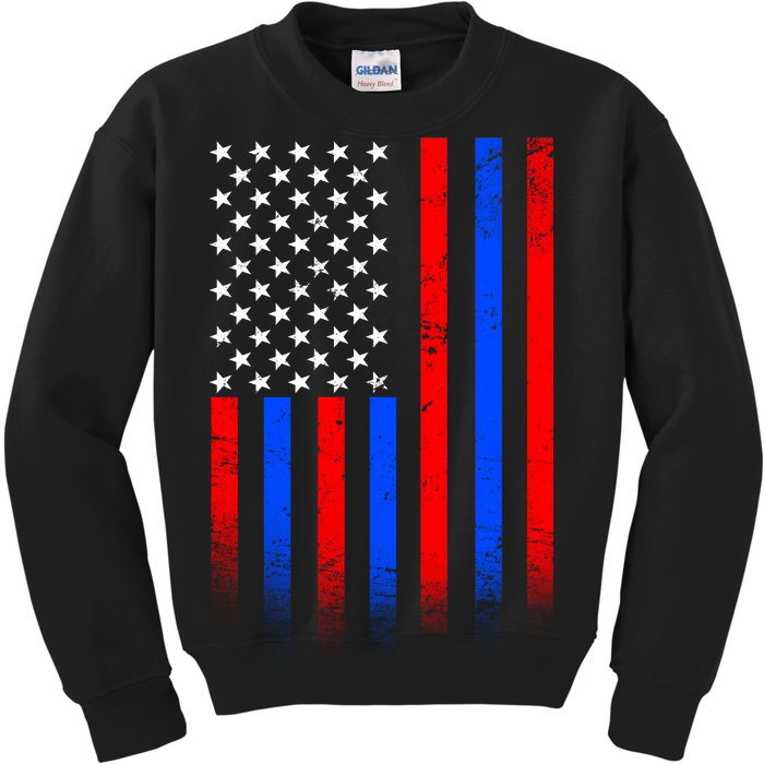 USA American Pride Flag Kids Sweatshirt