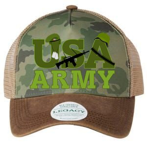 USA Army Camo Logo Legacy Tie Dye Trucker Hat