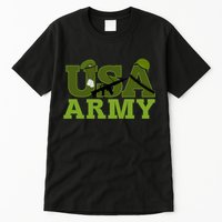 USA Army Camo Logo Tall T-Shirt