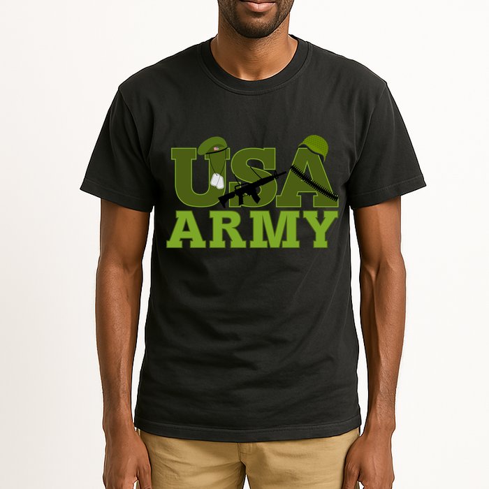 USA Army Camo Logo Tall T-Shirt
