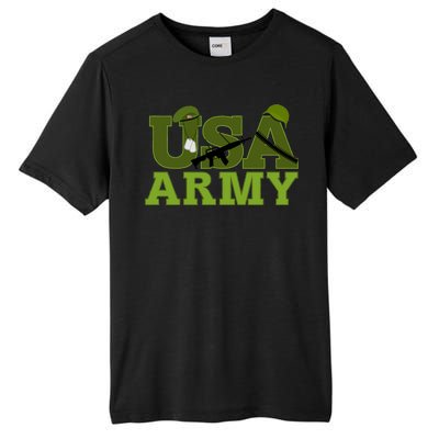 USA Army Camo Logo Tall Fusion ChromaSoft Performance T-Shirt