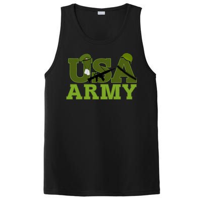 USA Army Camo Logo PosiCharge Competitor Tank