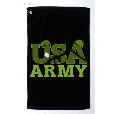 USA Army Camo Logo Golf Towel