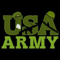 USA Army Camo Logo Women's V-Neck T-Shirt
