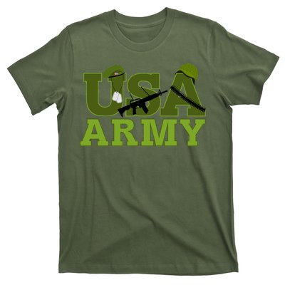 USA Army Camo Logo T-Shirt