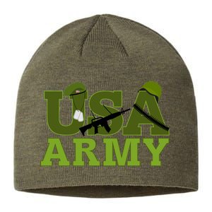 USA Army Camo Logo Sustainable Beanie