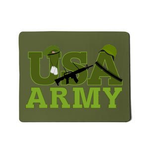 USA Army Camo Logo Mousepad