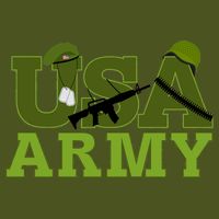 USA Army Camo Logo Sustainable Knit Beanie