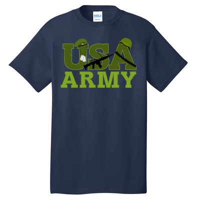 USA Army Camo Logo Tall T-Shirt