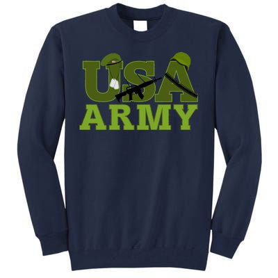 USA Army Camo Logo Tall Sweatshirt