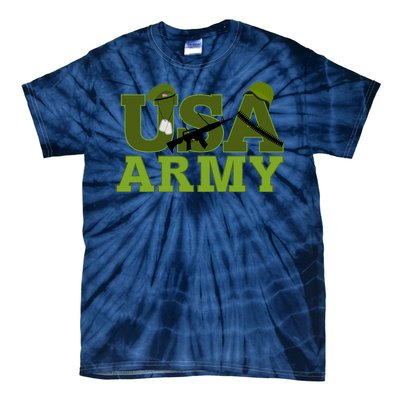 USA Army Camo Logo Tie-Dye T-Shirt